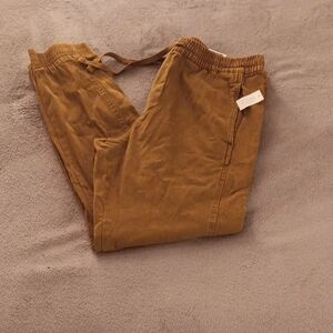 Mens Sz (M) 32/34 No Boundaries Tan Joggers